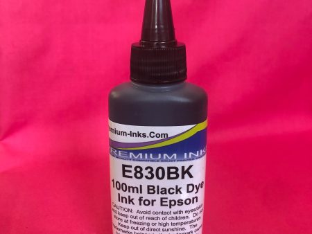 2 x 100ml BLACK DYE Refill Printer Ink for Epson Refillable Cartridges, EcoTank & CISS Non OEM Online Sale