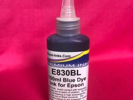 2 x 100ml BLUE DYE Refill Printer Ink for Epson Refillable Cartridges, EcoTank & CISS Non OEM Cheap