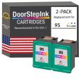 DoorStepInk Brand for HP 95 (C8766WN) Tri-Color Twin Pack Remanufactured in the USA Ink Cartridge Online Hot Sale