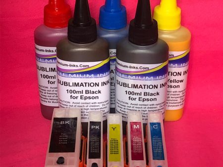 Refillable Cartridges Sublimation Ink For Epson 26 xl XP720 XP800 XP810 XP820 Non OEM For Sale