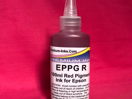 RED R RD 100ml PIGMENT REFILL INK EPSON PHOTO R800 R1800 R1900 PRINTER NON OEM Discount