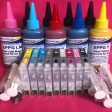 R2400 REFILLABLE CARTRIDGES + 900ml PIGMENT INK EPSON STYLUS PHOTO R2400 NON OEM For Discount