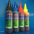 4X100ML ECO-FILL DYE REFILL INK FOR HP PRINTERS NON OEM Sale