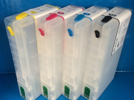 T7011-4 REFILLABLE EMPTY INK CARTRIDGES TO REPLACE EPSON WORKFORCE T7011 T7012 T7013 T7014 Non OEM Discount