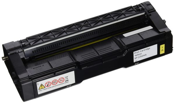 Ricoh SP C252HA Yellow Toner Cartridge, 407656 For Cheap