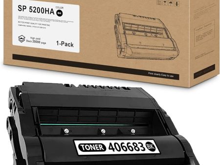 Ricoh SP 5200HA Black Toner Cartridge, 406683 Online