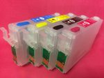 T1281-4 Refillable Non OEM Compatible Ink Cartridges Epson Stylus SX225 SX225W ARC For Sale