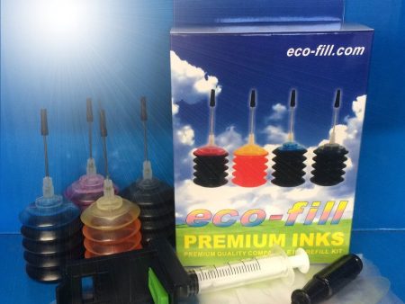 ECOFILL CANON PIXMA PG 545 CL 546 XL INK JET CARTRIDGE REFILL KIT TS3150 TS205 TS305 Discount