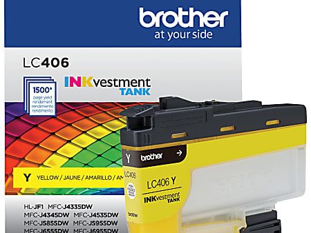 Original Brother LC406 Yellow Cartridge Sale