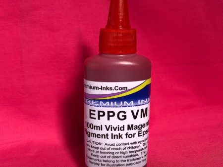 VIVID MAGENTA VM 100ml PIGMENT REFILL INK BOTTLE EPSON PHOTO PRINTER NON OEM For Cheap