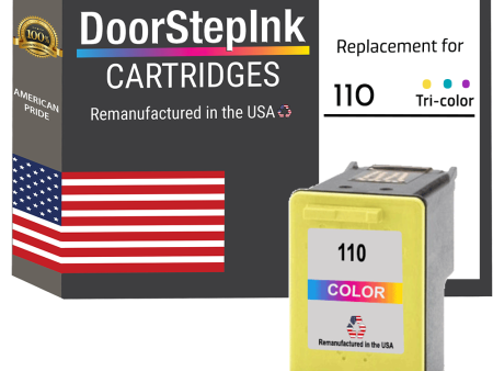 DoorStepInk Brand for HP 110 (CB304AN) Tri-Color Remanufactured in the USA Ink Cartridge Sale