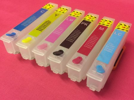 24 SERIES REFILLABLE EMPTY INK CARTRIDGES FOR EPSON EXPRESSION PHOTO 24 24XL T2421-6 T2431 Non OEM on Sale