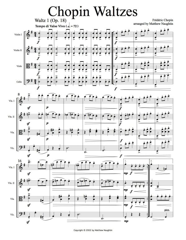 Chopin Waltzes (Frédéric Chopin) Online