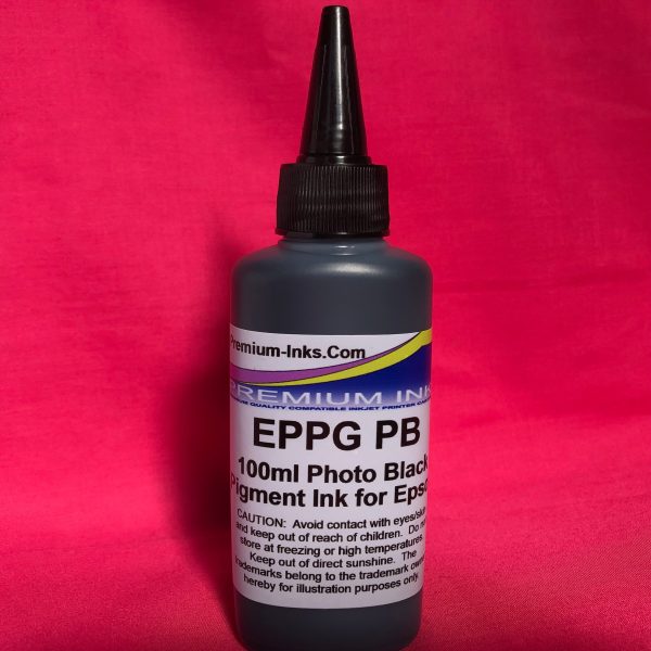 BLACK BK 100ml PIGMENT REFILL INK BOTTLE EPSON PHOTO PRINTER NON OEM Online Sale