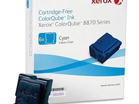 Xerox ColorQube 8870   8880 Cyan Solid Ink Pack (6 Sticks), 108R00950 Supply