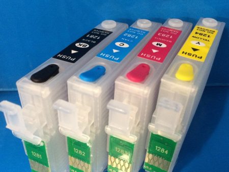 T1281-4 PRINT HEAD CLEANING CARTRIDGES FOR EPSON STYLUS S22 SX125 SX235W ETC. Non OEM Hot on Sale