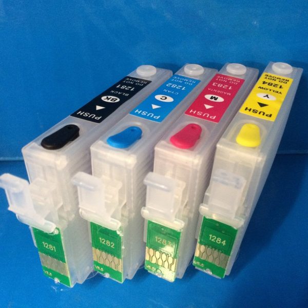 T1281-4 PRINT HEAD CLEANING CARTRIDGES FOR EPSON STYLUS S22 SX125 SX235W ETC. Non OEM Hot on Sale