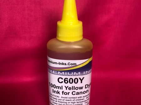 YELLOW DYE INK 3 X 100ML REFILL BOTTLE CANON PIXMA PRINTERS Non OEM Online