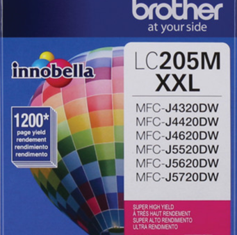 New Genuine Brother LC205XXL Magenta Ink Cartridges For Cheap