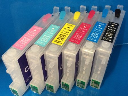 T0481-6 HEAD CLEAN CLEANING FLUSH CARTRIDGES EPSON STYLUS PHOTO R320 ETC. Non OEM For Cheap