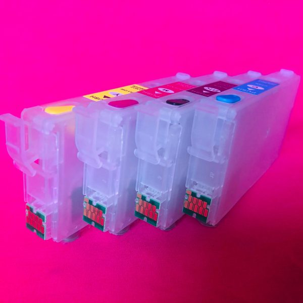 405 XL REFILLABLE CARTRIDGES +400ml INK Epson WorkForce WF 7830 7835 7840 DTWF Non OEM For Sale