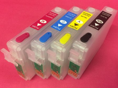 18 xl REFILLABLE EMPTY CARTRIDGES FOR EPSON EXPRESSION HOME XP215 XP315 XP322 XP422 ETC. Non OEM Discount