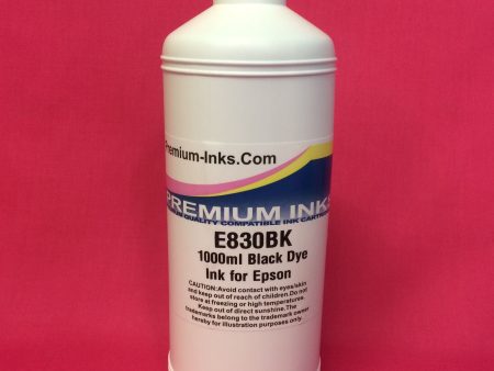 1 Litre Bottle Non OEM Compatible Bulk Refill Printer Ink Epson Cartridges BLACK Sale