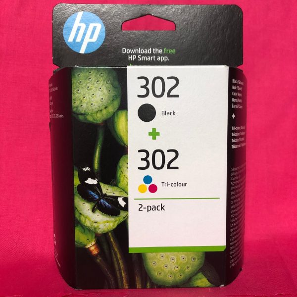 Genuine HP 302 BLACK COLOUR TWIN PACK Original Ink Cartridges X4D37AE Collect for £39.99 Cheap