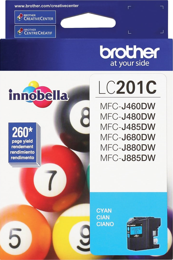 New Genuine Brother LC201 Cyan Ink Cartridges Online Hot Sale