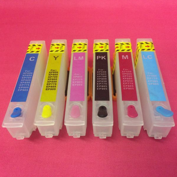 24 SERIES REFILLABLE EMPTY INK CARTRIDGES FOR EPSON EXPRESSION PHOTO 24 24XL T2421-6 T2431 Non OEM on Sale