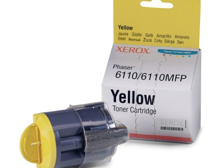 Xerox Phaser 6110 Yellow Standard Capacity Toner Cartridge - 106R01273 Fashion