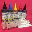 26 SERIES REFILLABLE CARTRIDGES + 5X100ML DYE INK TO REPLACE EPSON T2621 T2631 T2632 T2633 T2634 Discount