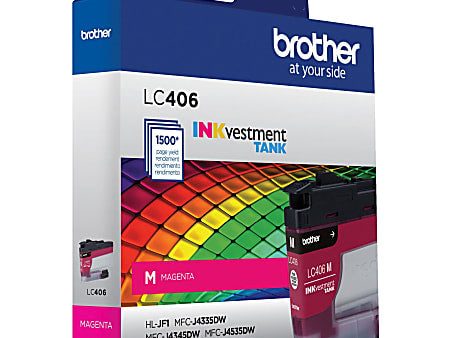 Original Brother LC406 Magenta Cartridge Online Sale