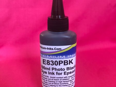 2 x 100ml PHOTO BLACK DYE Refill Printer Ink for Epson Refillable Cartridges, EcoTank & CISS Non OEM Online Hot Sale