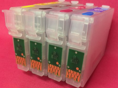 27 Series Refillable Cartridges Epson Workforce 2711-2714 WF 7110DTW 7610DWF Non OEM Fashion