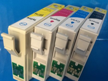 T0711-4 INK CARTRIDGES EPSON STYLUS S20 S21 SX100 SX105 SX115 SX200 SX215 SX400 SX415 Non OEM Sale