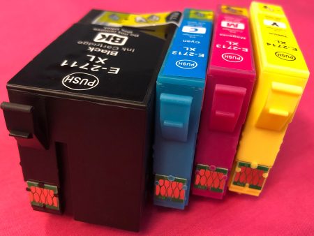 27xl CARTRIDGES EPSON WORKFORCE WF 3620DWF 3640DTWF 7110DTW 7610DWF 7620DTW Non OEM Hot on Sale