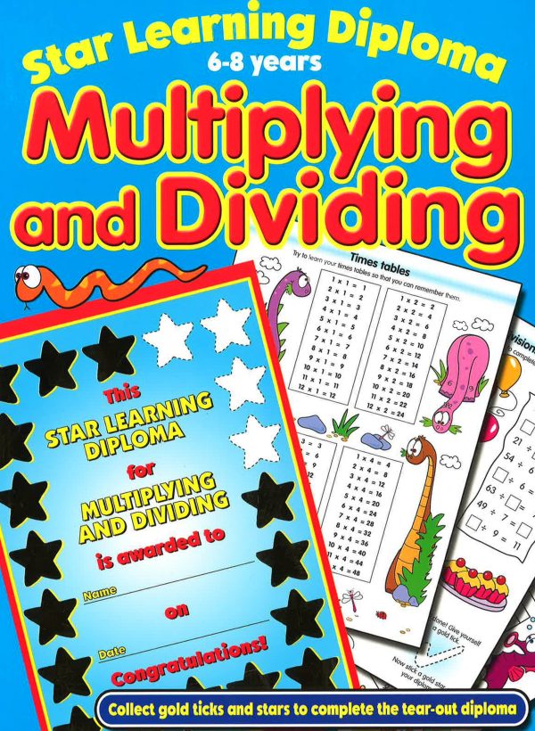 Star Learning Diploma: 6-8 Years Multiplying And Dividing Sale